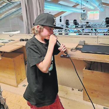 Das war der Ferienpass 2024 - Musikalisch unterwegs: der Beatboxing-Kurs.