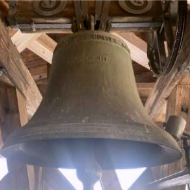 Nationales Glockengeläut am Mittwoch, 9. März um 10 Uhr - «Zuversicht» lautet die Inschrift dieser Glocke. FOTO: MARIANNE KELLENBERGER