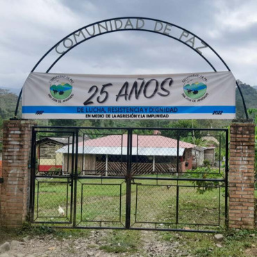 Besuch von der Friedensgemeinde San José de Apartadó - Die «Comunidad de Paz» San José de Apartadó in Kolumbien. (Foto: ZVG)