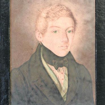 Kennen Sie Johann Franz Romang? - Joh. Gottfried Romang, der 23-jährige Bruder des Malers Johann Franz Romang.