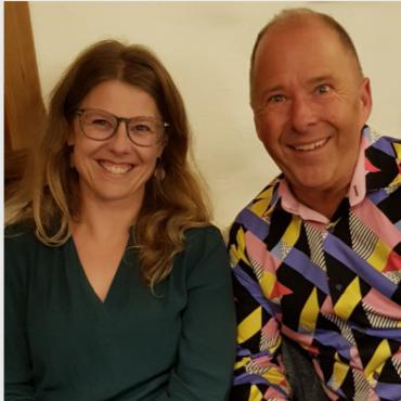 Ein vorgezogenes Weihnachtsgeschenk - Das künftige Dreamteam in der Grubenberghütte: Deborah Reber und Ruedi Hählen.
