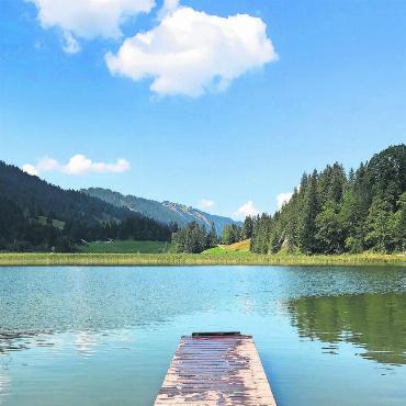 IMPRESSIONEN VOM LAUENENSEE - «Wenn im Unterland über 30 Grad herrschen, ist eine Wanderung um den Lauenensee geradezu perfekt», schreibt Leserin Verena Reichenbach. Sie habe es am vergangenen Samstag sehr genossen.