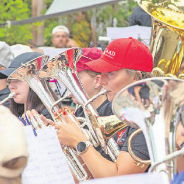 Musikalischer Nachwuchs in der Gstaader Promenade