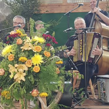 Forty:love für die Jodlerinnen, Jodler und das Quartett «Waschächt» - Das Quartett «Waschächt» mit Daniel Fässler, Michi Jud, Carlo Gwerder und Frowin Neff.