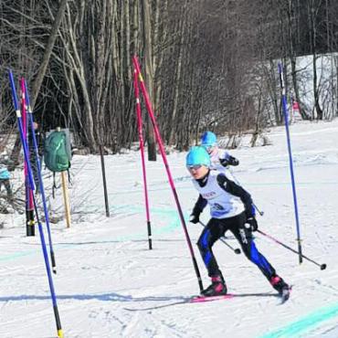 Weltcupstimmung beim 7. XCX Langlauf Cross Schönried - Dynamisches Gleiten durch den Stangenwald.