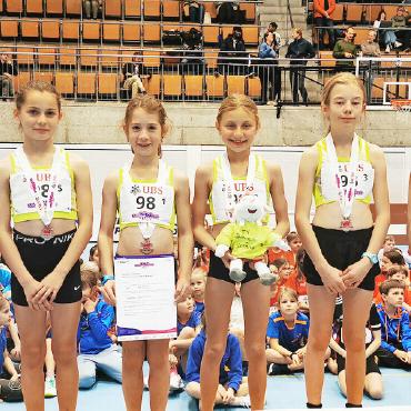 Zweimal Qualifikation für den Regionalfinal geschafft - Zweiter Schlussrang und Regionalfinalqualifikation für die U12-Mädchen.
