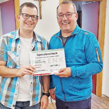 Gemeinde Lenk spendet für Unwettergemeinden