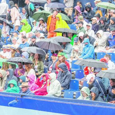 Swiss Open Gstaad 2024 in Bildern - …oder bei Regen.