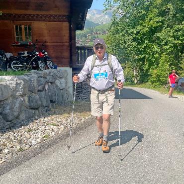 Summer Challenge Rougemont–Videmanette 2025: Rekordbeteiligung und starke Leistungen aus dem Saanenland - Richard Goblet d’Alviella – Teilnehmer der Kategorie M70. FOTO: ZVG