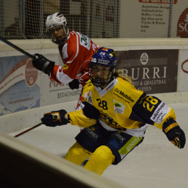Packendes Hockey der höchsten Schweizer Spielklasse in Gstaad