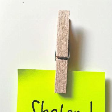 «Krieg und Frieden» - «Shalom» – Friedensgruss FOTO: PETER KLOPFENSTEIN