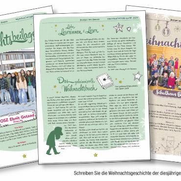 Wer verzaubert uns mit einer Weihnachtsgeschichte? - Schreiben Sie die Weihnachtsgeschichte der diesjährigen Weihnachtsbeilage!