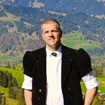 CD-Vorstellung «Für d’Heimat» von Simon Hefti in der Kirche Saanen - Der einheimische Komponist und Dirigent Simon Hefti. FOTO: ZVG