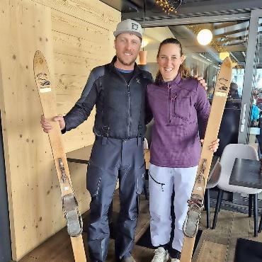 Simone Oehrli und Flavio Hauswirth holen die Titel - Die Clubmeister Simone Oehrli und Flavio Hauswirth.