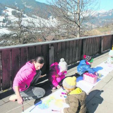Kinderbetreuung in Bewegung - Die Plätze im Chinderhuus Ebnit sollen aufgestockt werden. FOTO: ZVG