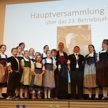 Viele kennen das Museum nur von aussen - Das Kinderchörli Saanenland bescherte den Mitgliedern mit seinen schönen Liedern einen wunderbaren Einstieg in die Hauptversammlung des Museums der Landschaft Saanen. (Fotos: AvS)