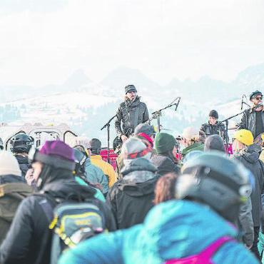 Slopesound Saanenmöser: ein neues Festival fürs Saanenland - Im März 2024 wird das Slopesound-Festival erstmals stattfinden. FOTO: ZVG