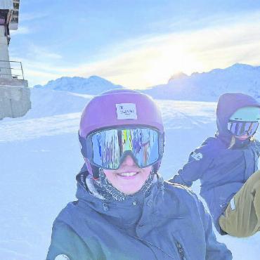 Zweimal Silber mit dem Snowboard - Die Juniorin Rosa Colella holte sich am nationalen Vergleichsrennen den sehr guten fünften Rang. FOTO: ZVG