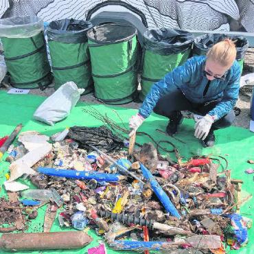 Knapp 67 Kilo Abfall am Horneggli entfernt