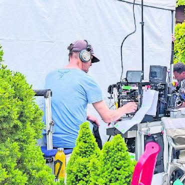 Filmdreh: «Eurotrash» am Originalschauplatz - Konzentration beim Dreh: der Tontechniker.