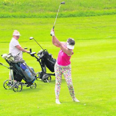 Erfolgreiche 25. Swiss KMU Golf Trophy - Von Anfang bis Ende, in feinster Technik: ein kompletter Abschlag