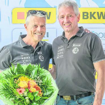 Johny Wyssmüller bleibt BOSV-Präsident - Für eine weitere Amtszeit als Präsident bestätigt: Johny Wyssmüller (rechts). FOTOS: ZVG