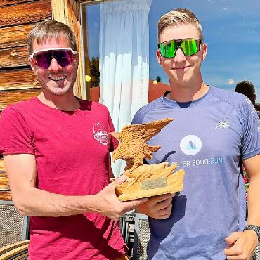 Silvan Romang und Bruno Bettler sind Gleitschirm-Clubmeister - Die Clubmeister Silvan Romang (links) und Bruno Bettler.
FOTO: ZVG