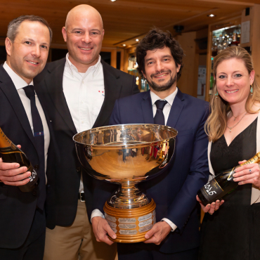 GYC Ski Yachting Trophy: Volltreffer für das GYC-Smokey-Team - Die Gewinner des GYC Ski Yachting (v.l.): Sandro Bolton, Flavio Marazzi, Philippe Jann und Patricia Matti.