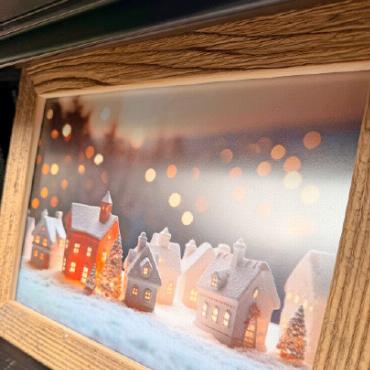 Es weihnachtet in der Alpenruhe - Ein Winterdorf im Rahmen sorgt für die passende Atmosphäre.