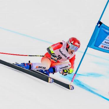 Dania Allenbach ist Riesenslalom-Schweizermeisterin - Dania Allenbach überzeugt auch im Super-G mit Rang 5 an der Schweizermeisterschaft in St. Moritz.   FOTO: RK-PHOTOGRAPHY
