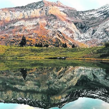 LESERBILDER - «Lac Retaud, Sonnenuntergang am 17. Oktober – magisch!»