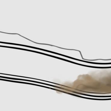 Wie trüb ist die Sicht? - Weil der Tiefpunkt des Tunnels in seinem Inneren liegt, sammelt sich der Dunst in der Senke. GRAFIK: AVS