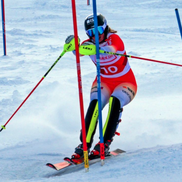 Chiara Lanz bestätigt Topform - Chiara Lanz war erneut die Schnellste im Stangenwald – gleich zweimal. (Fotos: Joel Jaggi)