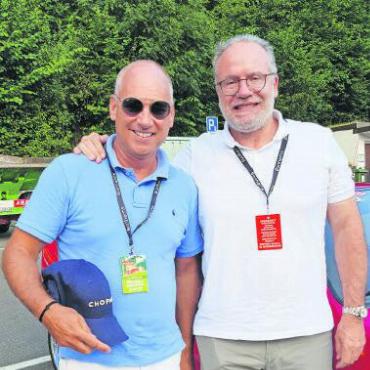 Rollende Schmuckstücke - Nicolas Kappenberger (links) und Co-Pilot Martin Liebi, unterwegs mit dem Lancia Delta Integrale, Baujahr 1990. FOTO: ZVG