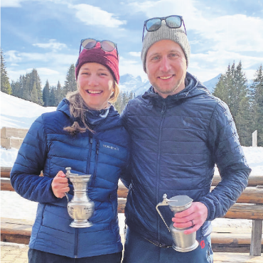 «Huswürths hei putzt!» - Die Clubmeister 2022: Natalie Hauswirth und Kilian Hauswirth. FOTO: ZVG