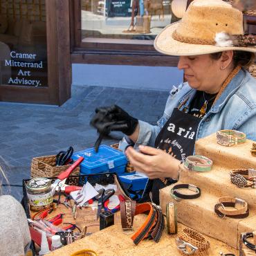 Unglaublich viel «Volk» am Ostermarkt in Saanen