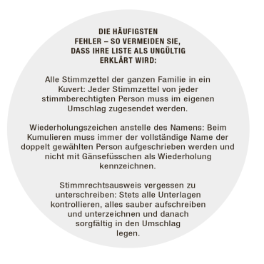 Wie wähle ich richtig?