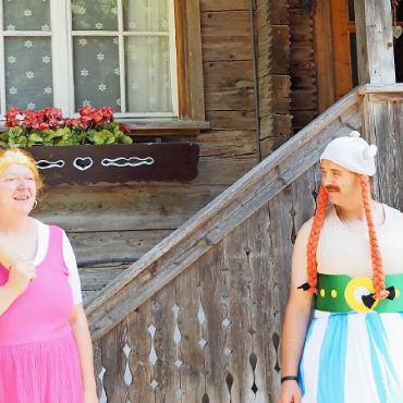 Asterix und Obelix bei den Gadmern - Gutemine und Obelix!