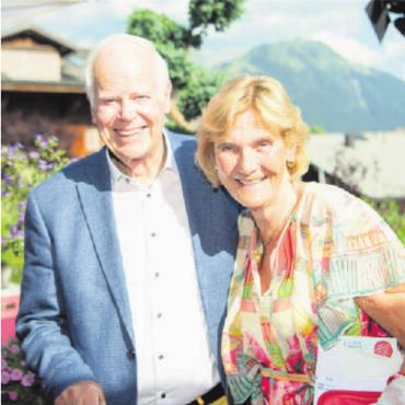 Eröffnung Gstaad Menuhin Festival & Academy AG - Ruurd und Angelika Heerema, Festivalmäzene.