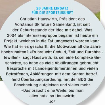 Bauarbeiten für Skifuture auf Kurs