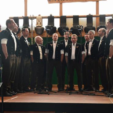 Ein Gesamtchor als Höhepunkt des Jodlertreffens