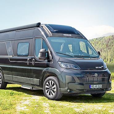 Grosse Hausmesse bei Top Camp in Interlaken - Fahrzeugneuheiten wie der Campervan «BoxTime» von Knaus an der Hausmesse bei Top Camp.  FOTO: ZVG