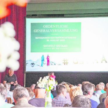 «Quo vadis, alpiner Tourismus?» - Die Generalversammlung der Bergbahnen Destination Gstaad AG genehmigte alle Anträge. FOTOS: JOCELYNE PAGE