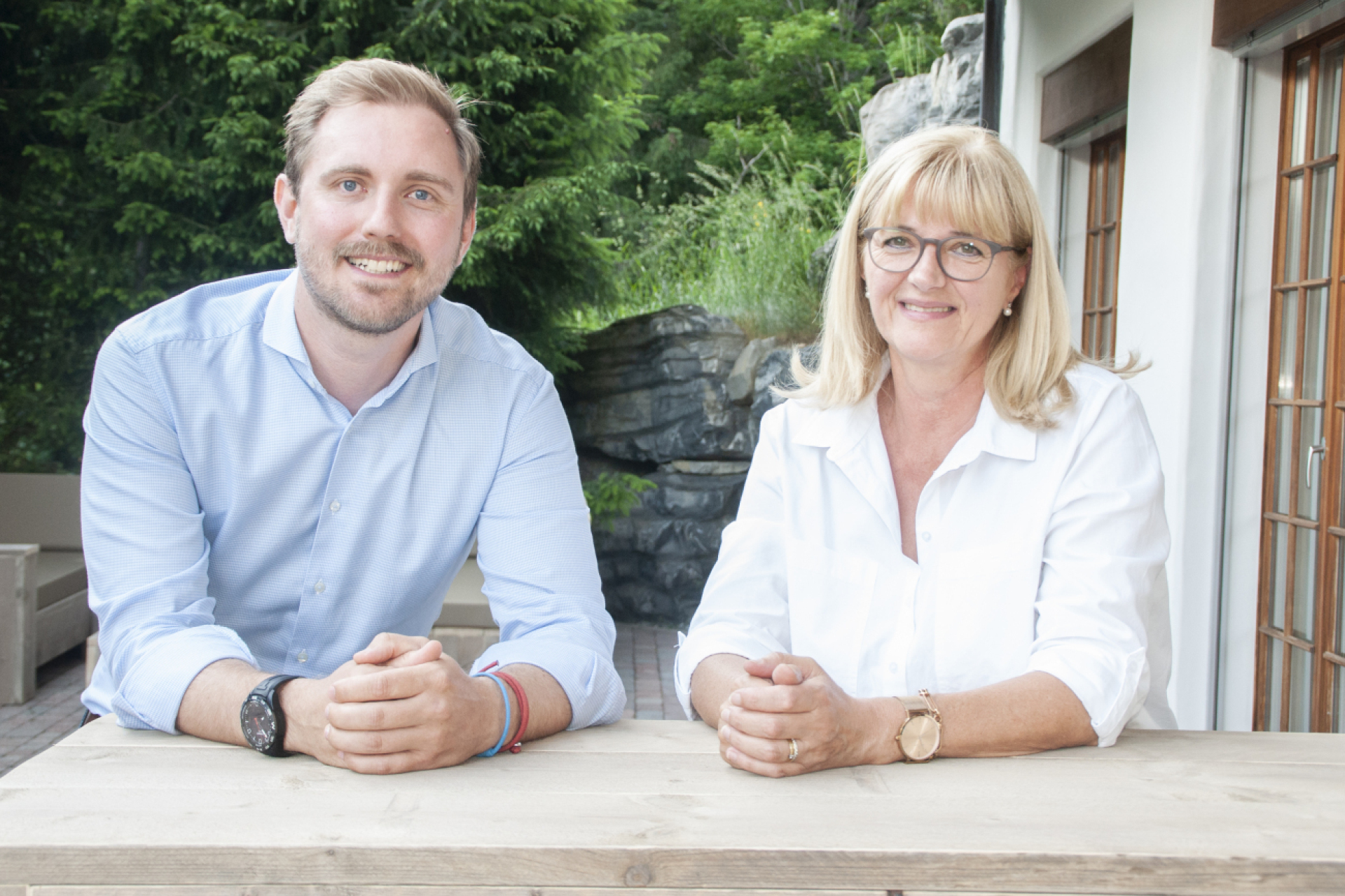 Alexander Gäumann und Anne Speiser verstärken den Vorstand des Vereins Spitex Saane-Simme und stellen sich den Herausforderungen der Zukunft.    (Foto: Kerem Maurer)