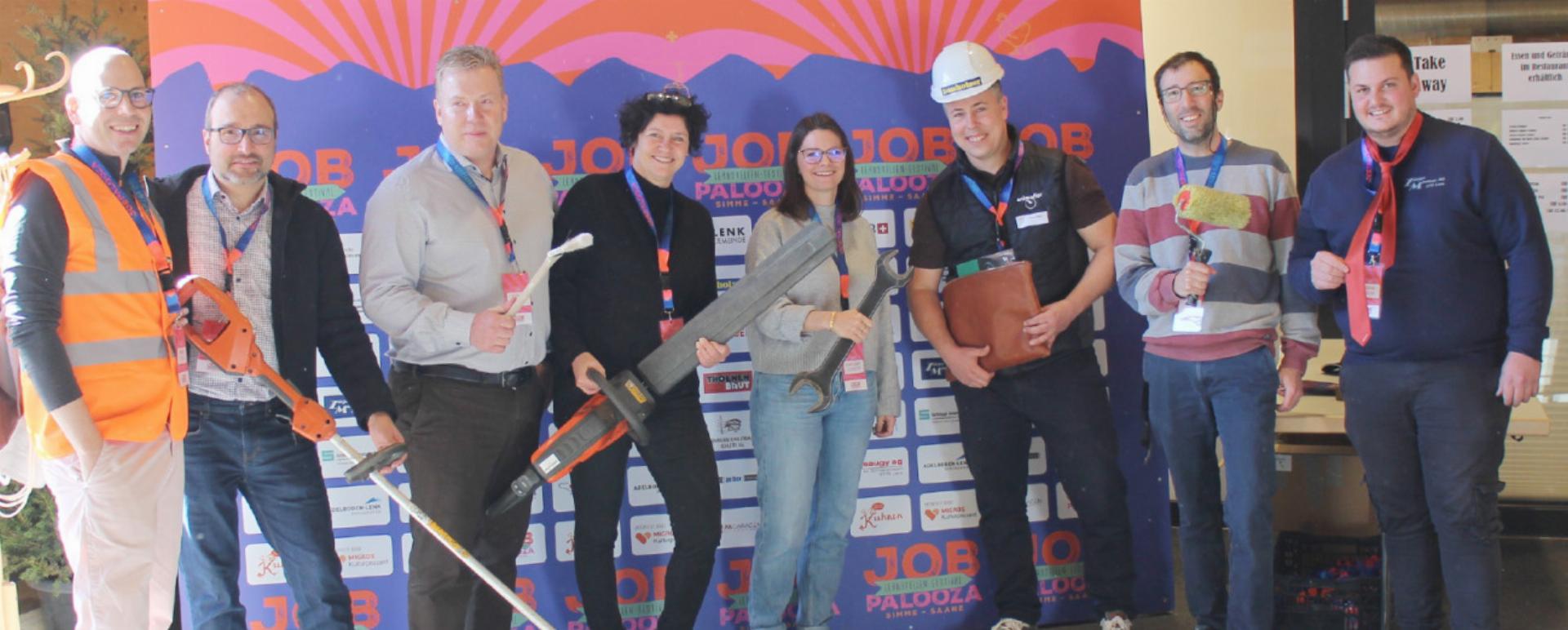 Über 80 Berufe beim Job Palooza Lehrstellenfestival - Das Bild wird blockiert. – Möglicherweise durch einen aktiven Adblocker.