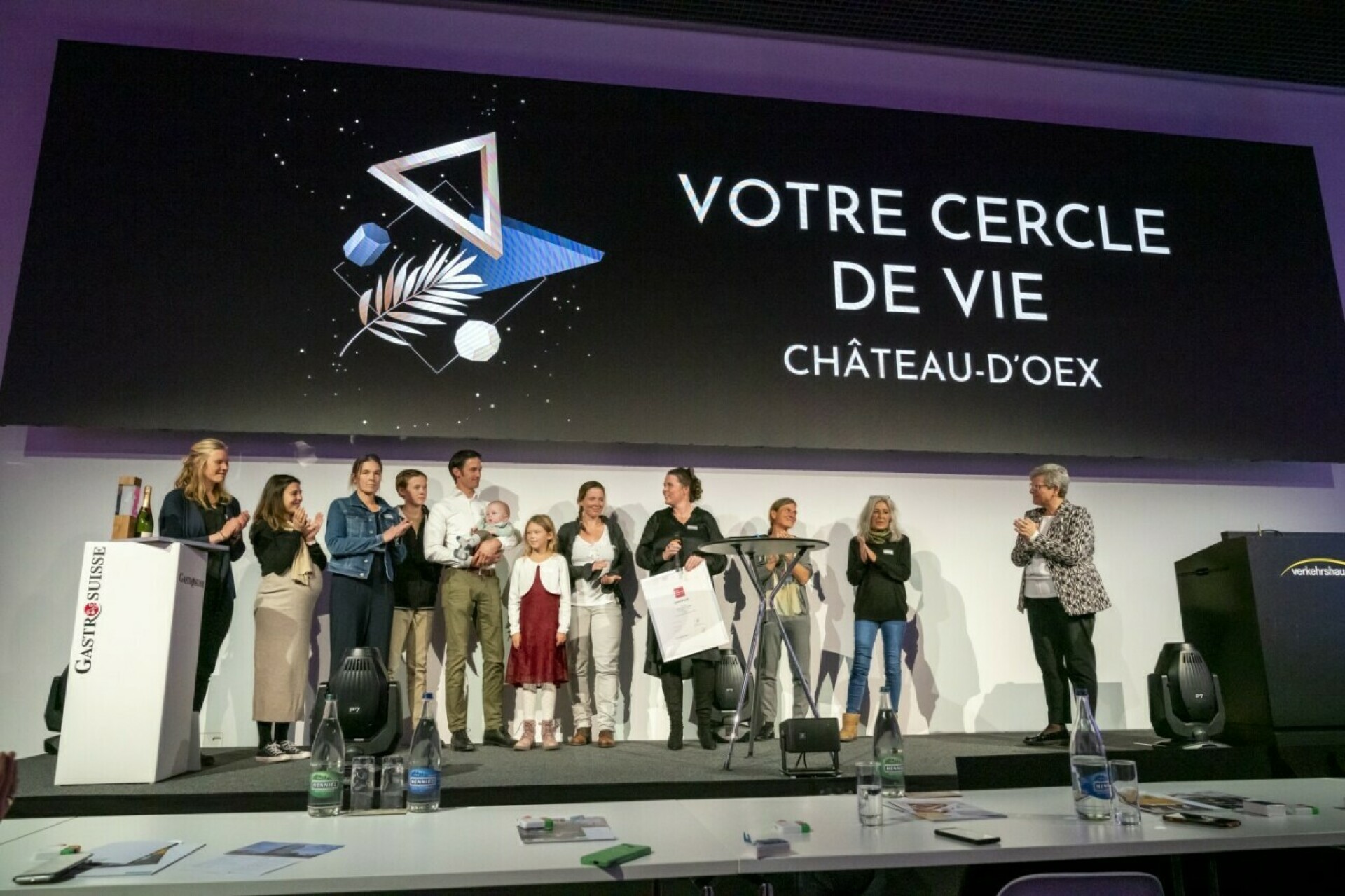 Das Siegerteam aus Château-d