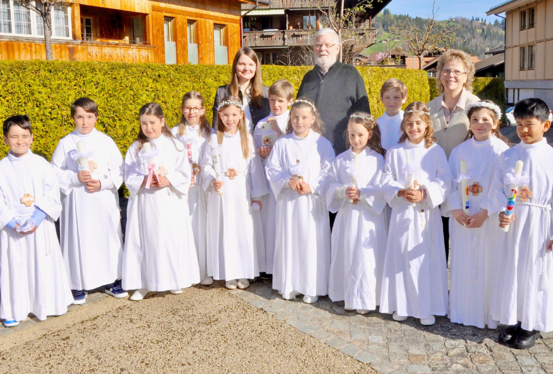 Erstkommunionfeier der Pfarrei St. Josef Gstaad in Zweisimmen - Das Bild wird blockiert. – Möglicherweise durch einen aktiven Adblocker.