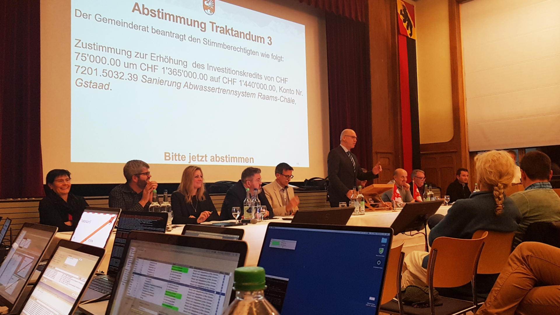 Geheime Abstimmung, transparente Resultate