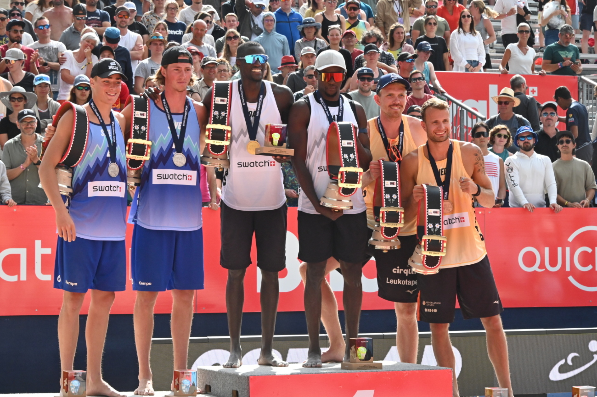 Beachvolleyball in Gstaad: Gold geht an die USA und an Katar