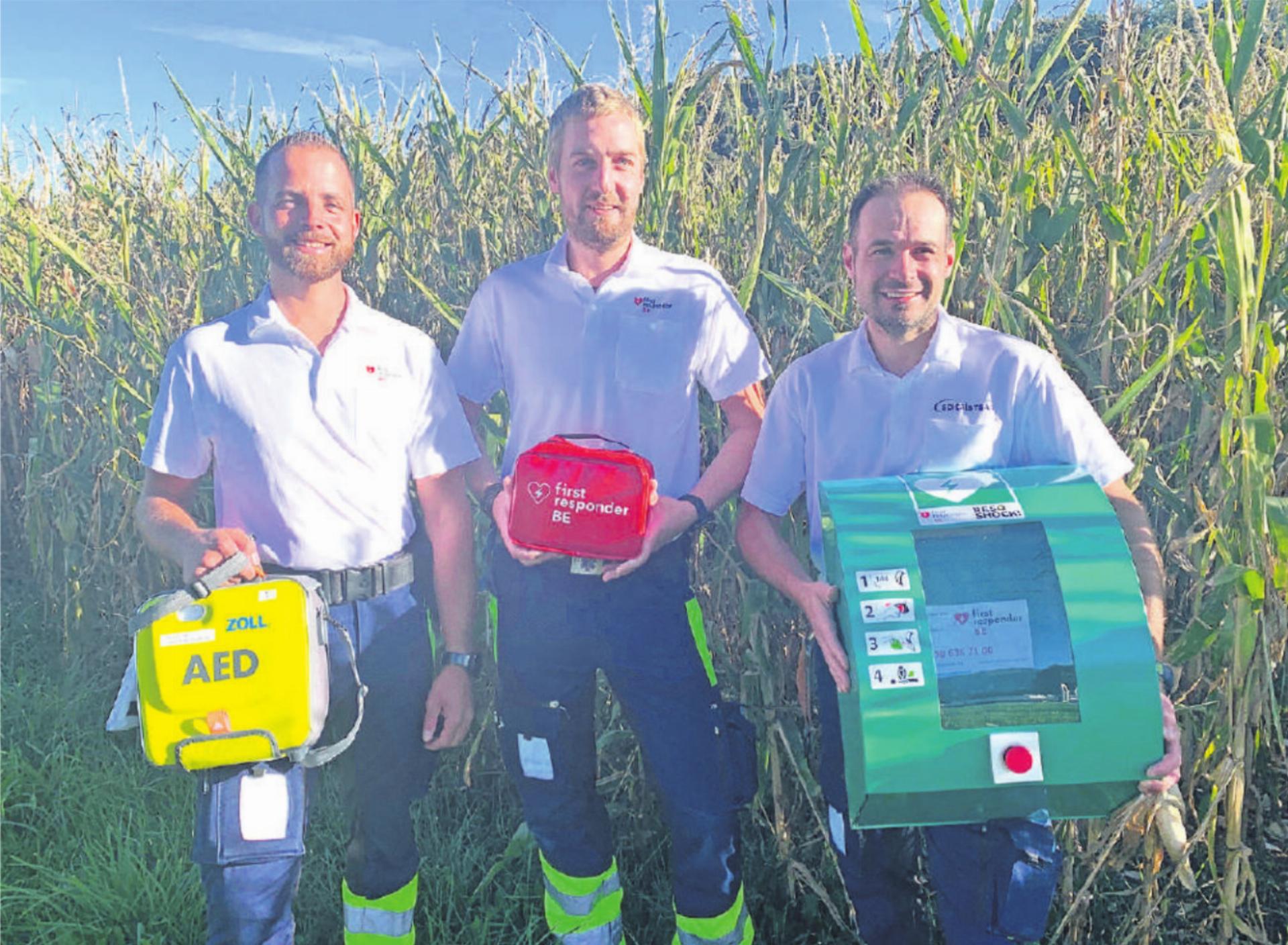 70 Defibrillatoren sorgen für flächendeckende Erste Hilfe